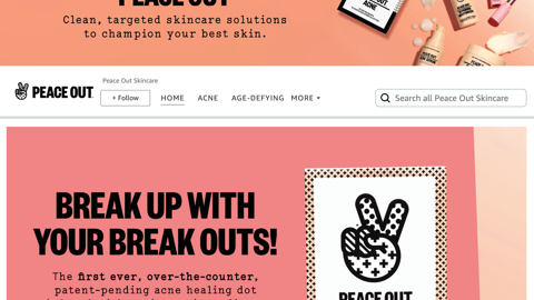 Amazon Peace Out Brand Shop